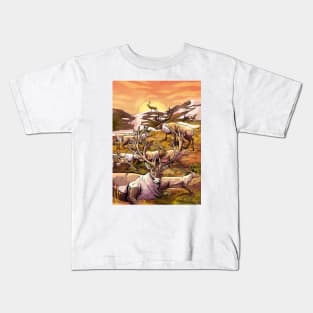Caribou Mountain Kids T-Shirt